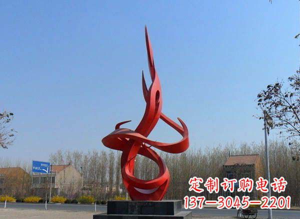 内江公园不锈钢火苗景观雕塑