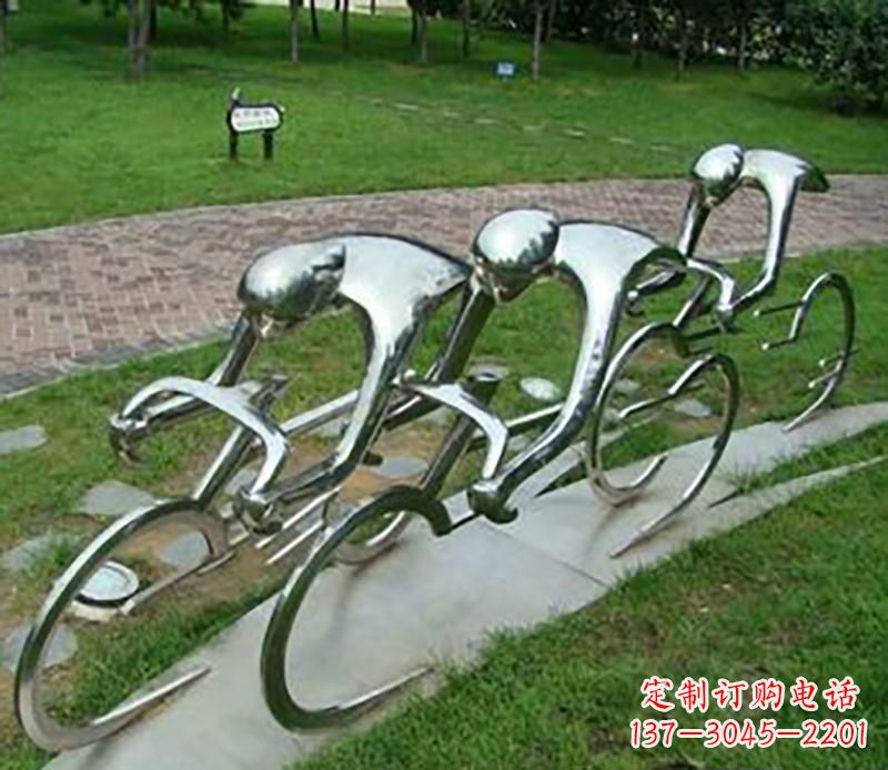 内江西安中领雕塑——骑行出美好,独自发现!