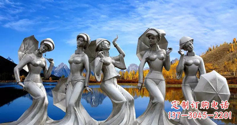 内江现代少女雕塑
