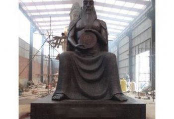 内江伏羲铜雕塑，精雕细琢的精美艺术品