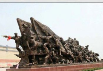 内江纪念革命战士铜雕
