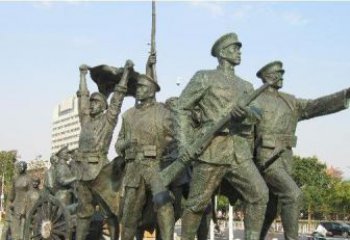 内江纪念革命先烈的战士雕塑