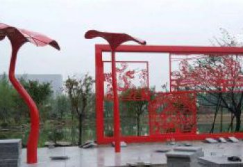 内江不锈钢龙凤雕塑
