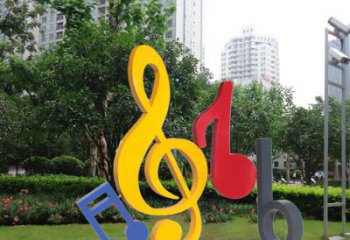 内江不锈钢音符雕塑-引领您的心情旋律