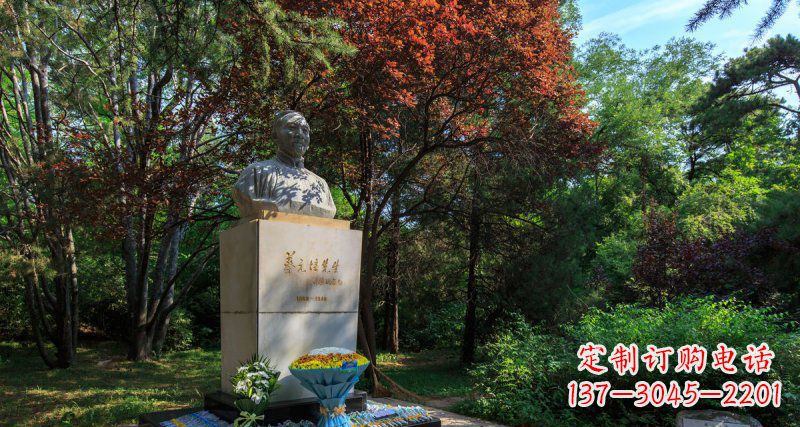 内江精致无缝蔡元培胸像石雕