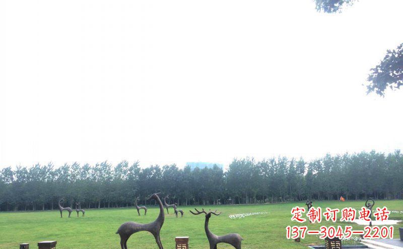 内江定制铜动物雕塑 – 小鹿