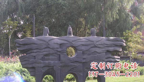 内江精美绝伦的战士铜雕