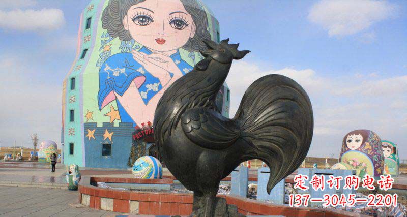 内江艺术精美的公鸡雕塑