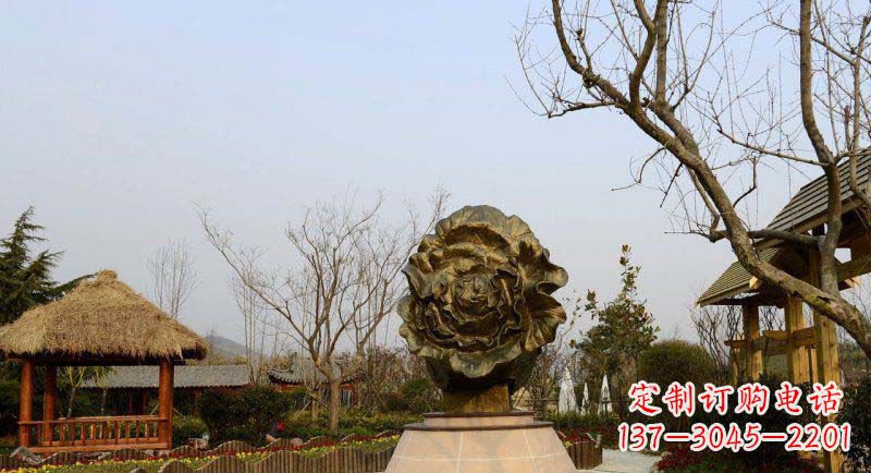 内江公园大白菜景观铜雕