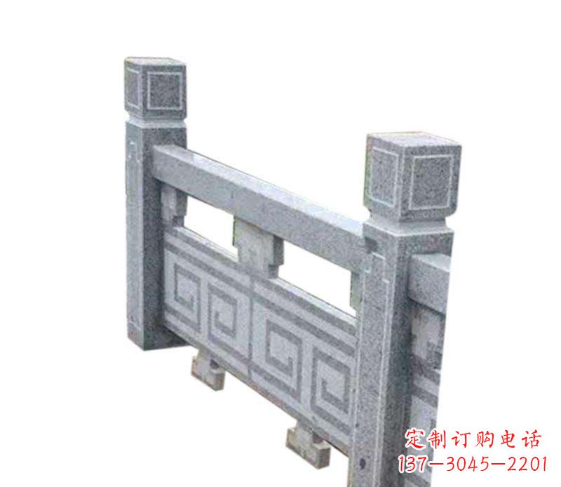 内江公园大理石护城河栏板石雕
