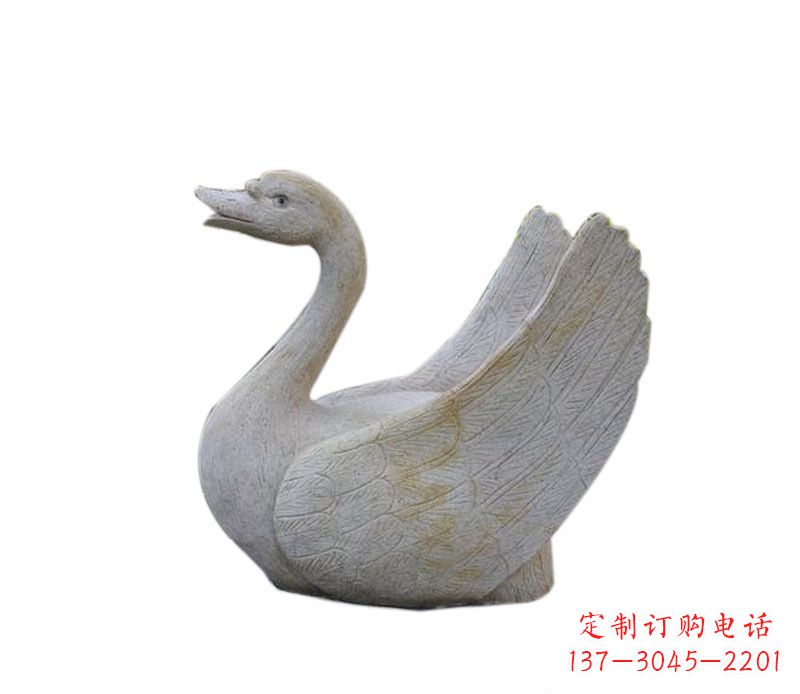 内江中领雕塑 | 天鹅石雕景观喷泉