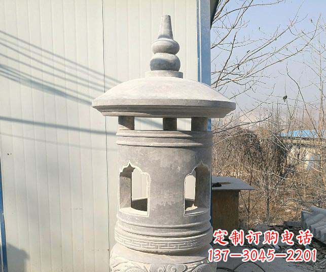 内江精美公园大理石石灯雕塑