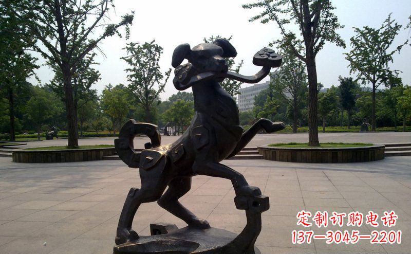 内江中领雕塑狗动物铜雕