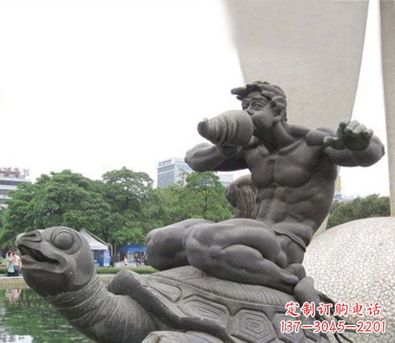 内江公园动物海龟雕塑