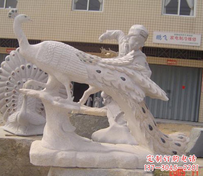内江中领雕塑制作细腻精美的孔雀石雕