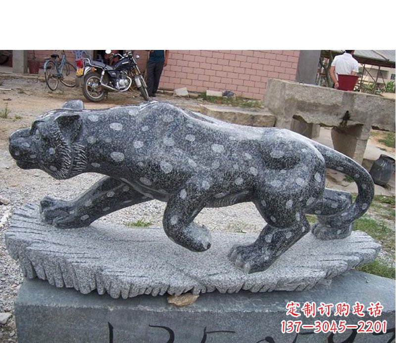 内江华美动物猎豹石雕
