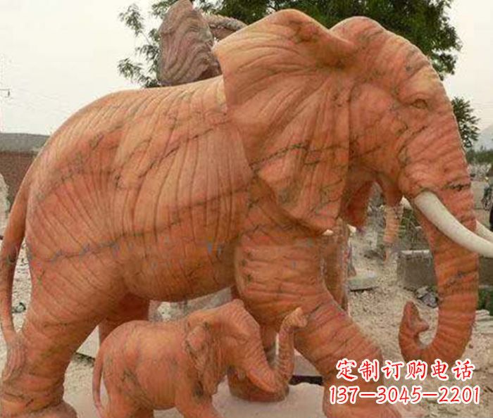 内江精美石雕动物雕塑