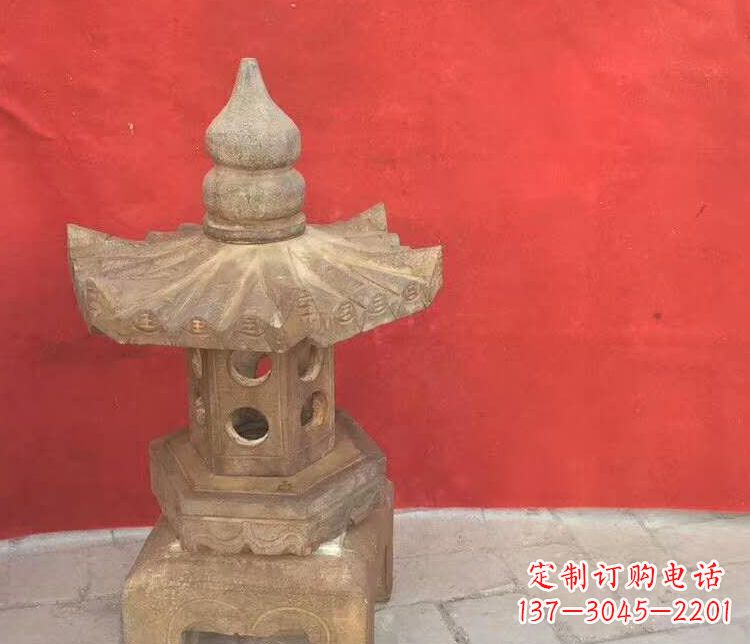 内江景观仿古石灯雕塑