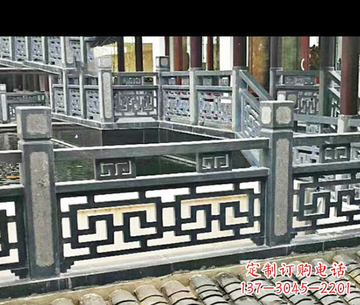 内江中领雕塑精致仿古石栏板