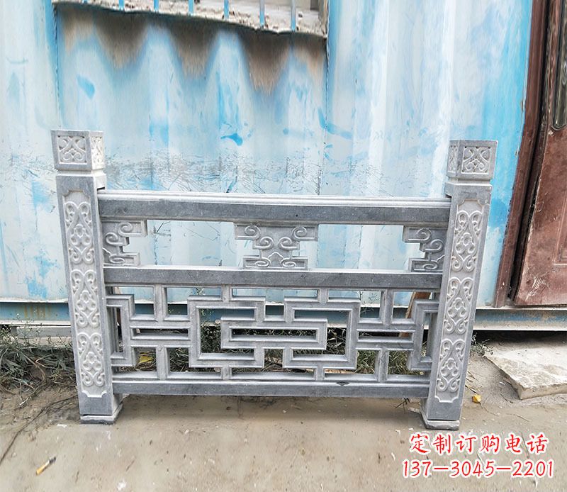 内江公园仿古石栏板景观石雕 (7)