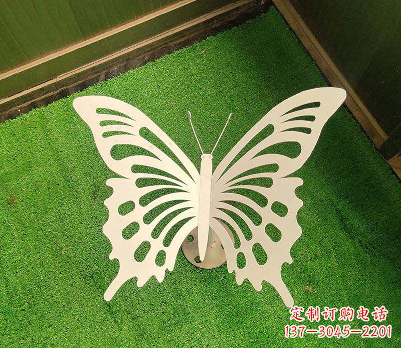 内江公园仿真蝴蝶不锈钢雕塑