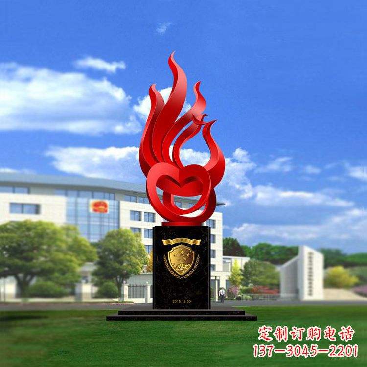 内江精致凤凰不锈钢雕塑