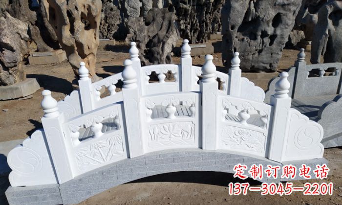 内江公园汉白玉石拱桥 (6)