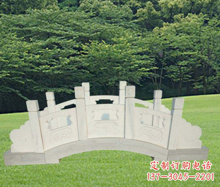 内江公园汉白玉石拱桥