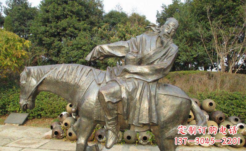 内江动态骑马雕塑