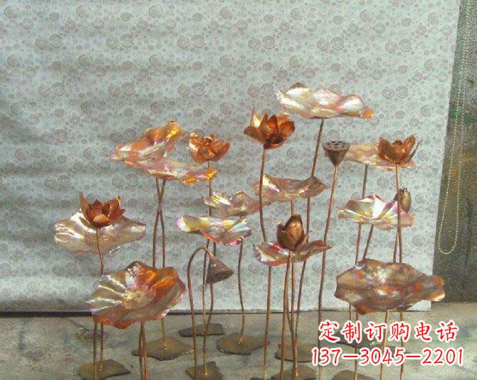 内江荷花风情铜雕