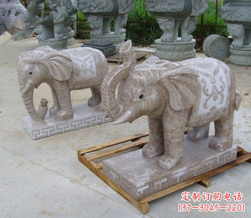 内江精美大象雕塑