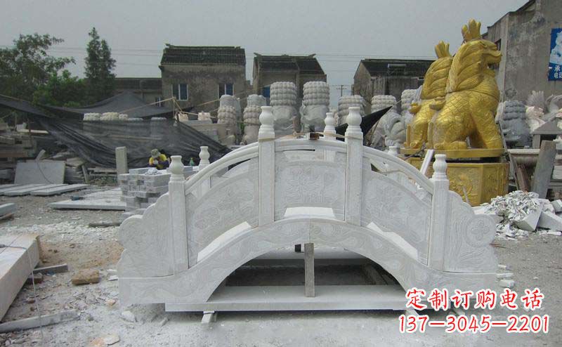 内江公园景观大理石拱桥雕塑