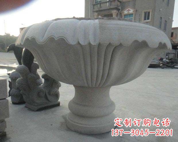 内江高端大理石花盆雕塑