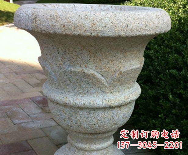 内江大理石花盆石雕,为您的景观添色彩