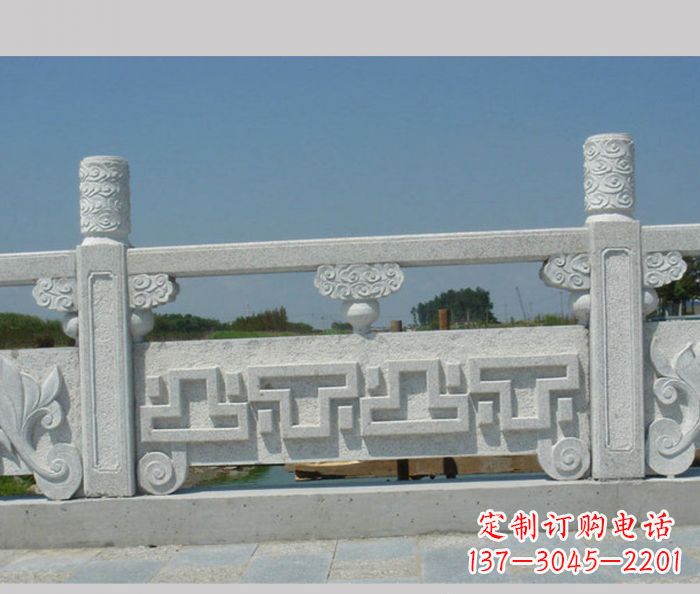 内江公园景观大理石栏板雕塑
