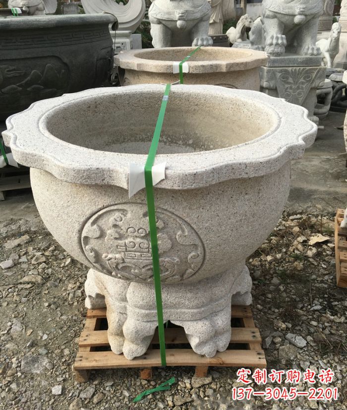 内江高品质大理石水缸雕塑