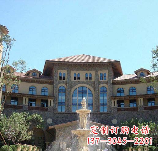 内江公园景观大理石喷泉石雕