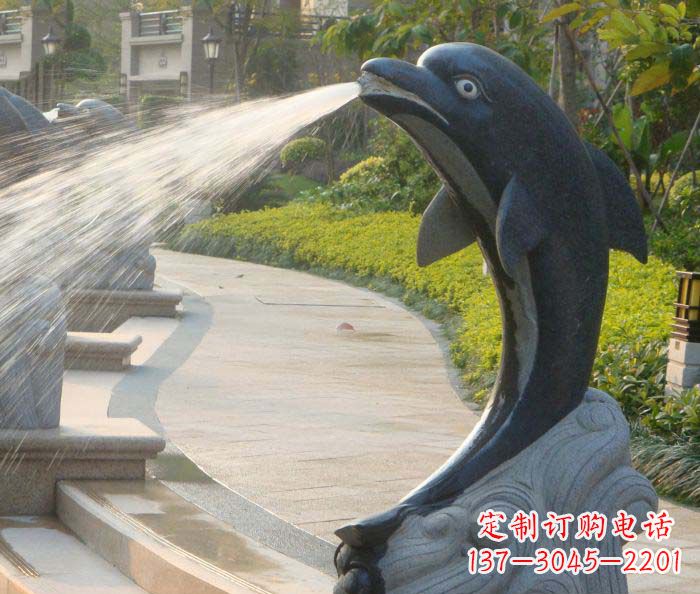 内江现代公园景观海豚雕塑
