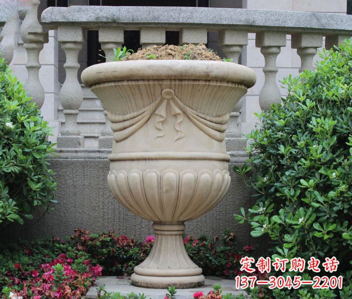 内江公园景观欧式花盆石雕