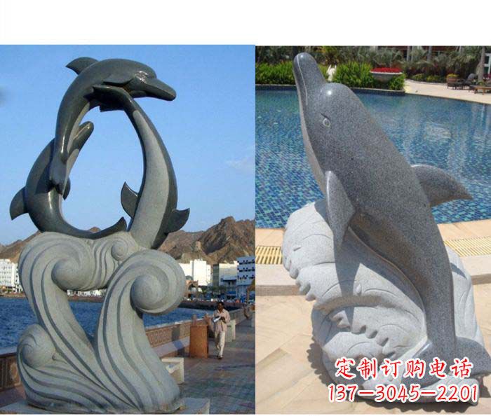 内江艺术精细 海豚雕塑