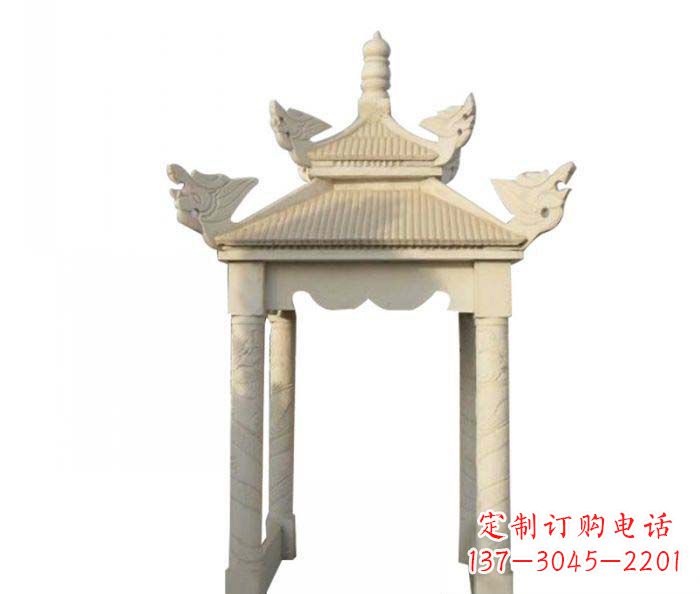 内江高品质园林石雕凉亭