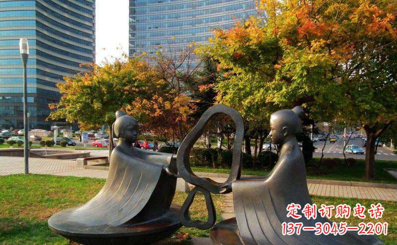 内江传承传统文化,精心打造精美孔融雕塑