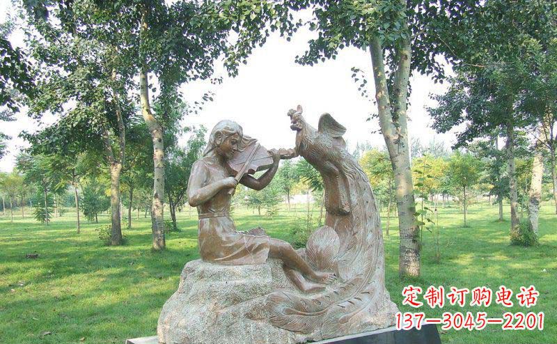 内江艺术精美的凤凰雕塑