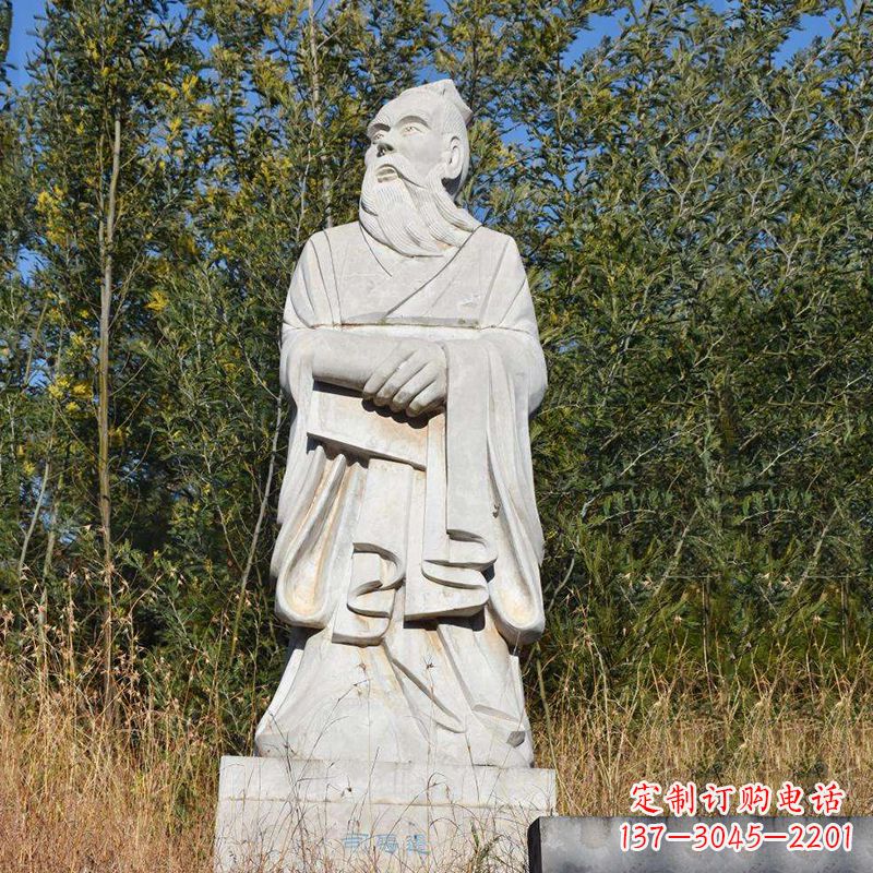 内江以司马迁石雕塑展现古代名人