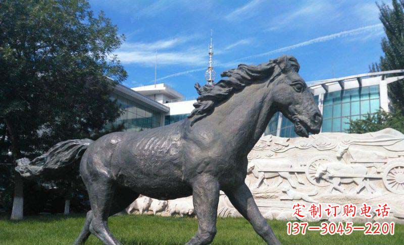 内江马动物铜雕塑