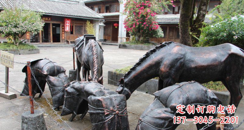 内江中领雕塑定制的铜动物雕塑