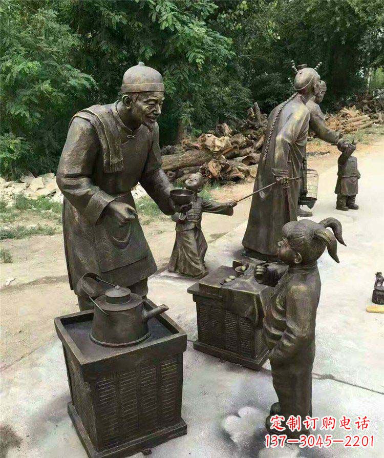 内江精美可爱的小女孩铜雕