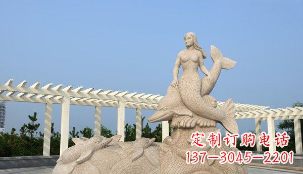 内江中领雕塑 | 精致海豚雕塑