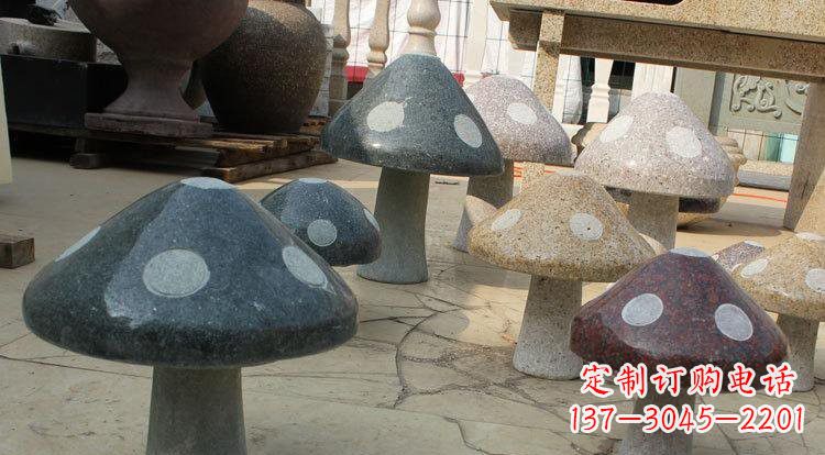 内江别具特色的蘑菇石雕