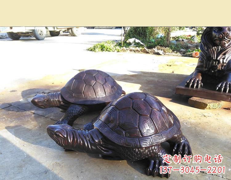 内江温情乌龟铜雕